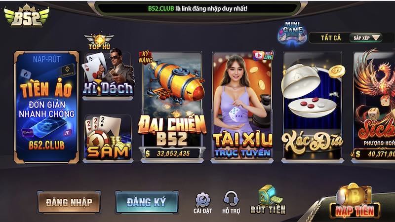 Một số ưu điểm nổi bật của cổng game B52 Club