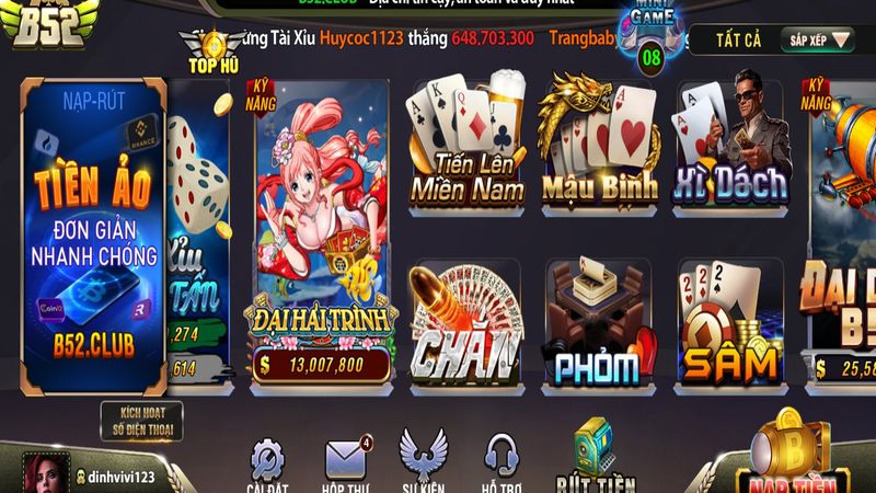 Top 3 lý do bet thủ nên chơi game chắn hot tại B52 online