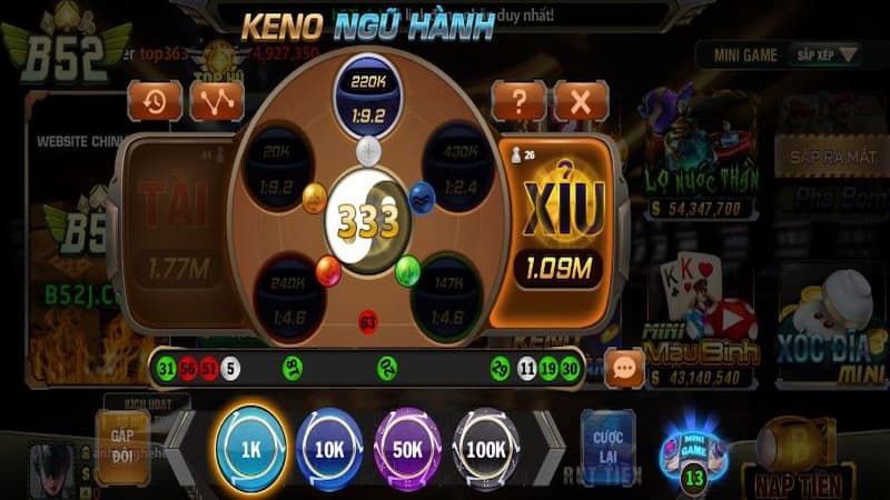 Giới thiệu tựa game Keno